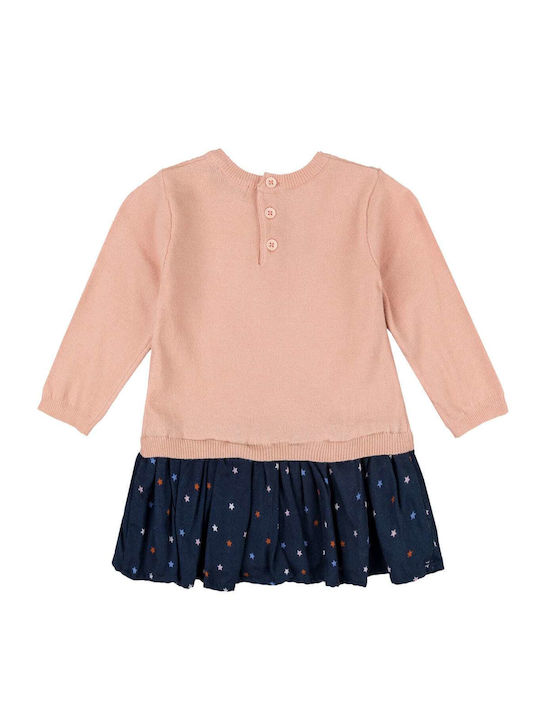 Losan Kids Dress Long Sleeve Pink