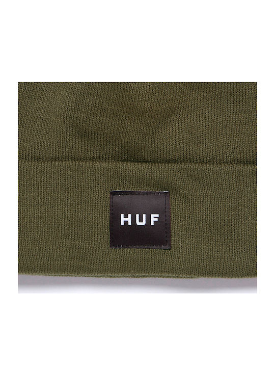 Beanie Beanie with Rib Knit Olive