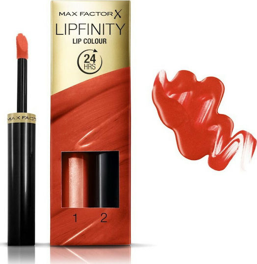 Max Factor Lipfinity Lip Colour Υγρό Κραγιόν 140 Charming 4.2gr