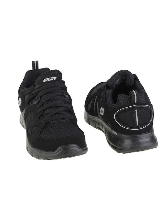 Skechers Pantofi Sport pentru Copii Alergare Vim Turbo Ride Negre