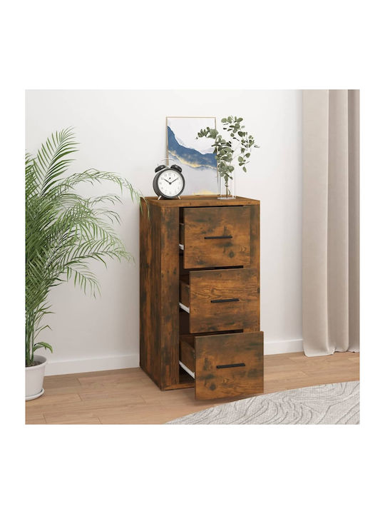 Office Storage Chipboard Drawer Oak L40xW33xH70cm