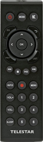 TELESTAR Dira M1 A Mobile Radio de masă Cu alimentare la rețea DAB+ cu Bluetooth și USB Negru