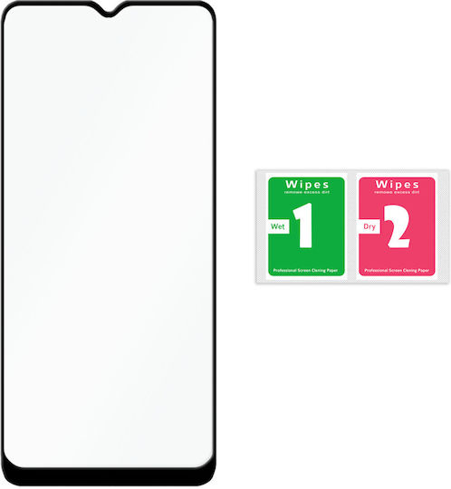 T-Max Fluid Despensing 3D Full Glue Full Face Tempered Glass Μαύρο (Realme C21Y / C25Y)