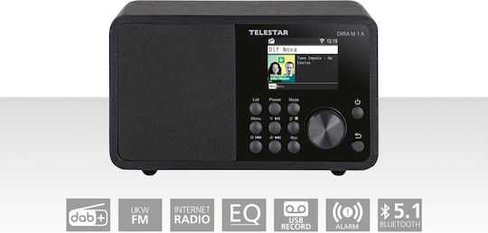 TELESTAR Dira M1 A Radio de masă Cu alimentare la rețea DAB+ cu Bluetooth și USB Negru