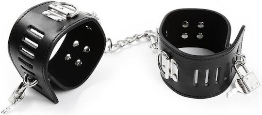 Dream Love Ohmama Fetish Hasp-Style Ankle Restraints Handcuffs in Black Color