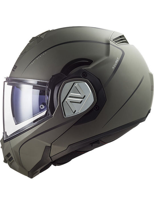 LS2 FF906 Advant Special Modular Helmet with Sun Visor ECE 22.06 1650gr Matt Sand