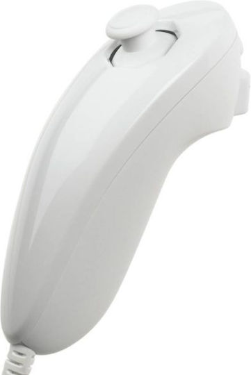 Nunchuck Ενσύρματο Gamepad για Wii / Wii U Λευκό