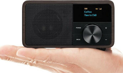 Sangean DDR-7 Tabletop Radio Rechargeable DAB+ with Bluetooth Black