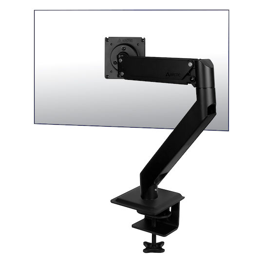 Arctic X1-3D Stand Desk Mounted Monitor up to 43" with Arm