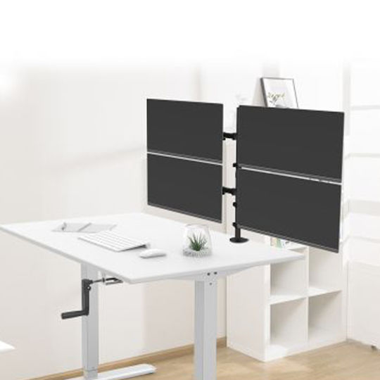 Intronics Halterung Auf dem Schreibtisch für 4 Monitore bis 32" mit Arm (EW1514)