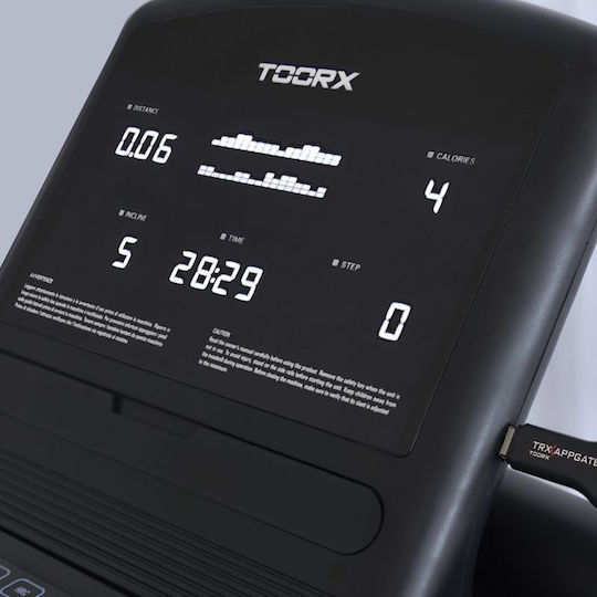 Toorx Voyager Plus App Ready 3hp Ηλεκτρικός Αναδιπλούμενος Διάδρομος Γυμναστικής για Χρήστη έως 120kg