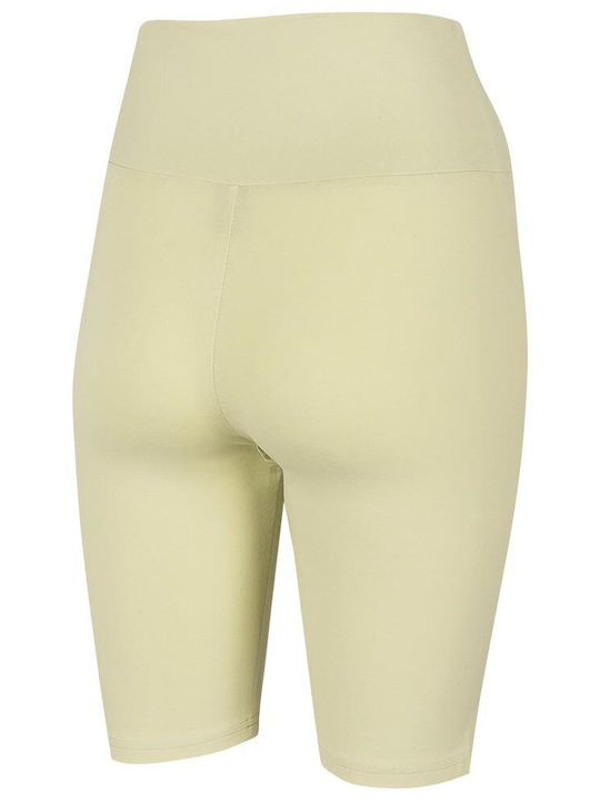 Schulung Frauen Fahrrad Leggings Hochgeschnitten Gelb
