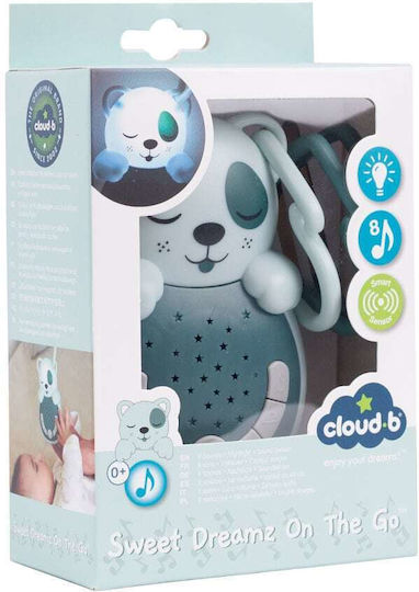 Cloud b Окачен Играчка За люлка и количка с музика Sweet Dreamz On the Go – Dog за 0++ Месеца
