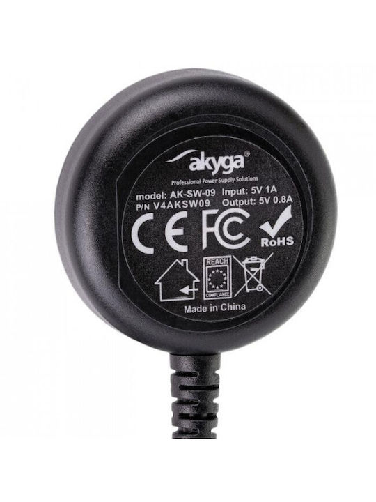 Akyga AK-SW-09 Charging Cable Μαύρο (Galaxy Watch Active)