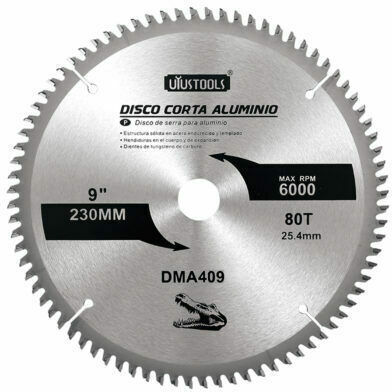 UYUS TOOLS Schneidscheibe Holz mit 60 Zähnen 180mm