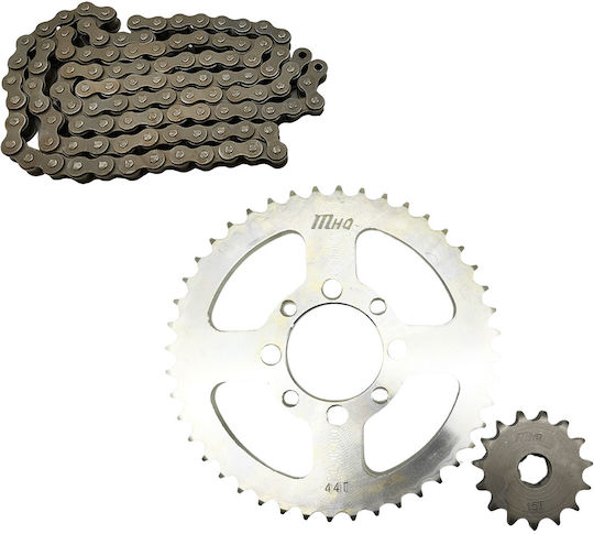 MHQ Chain & Sprocket Kit (15-44-428H) for Modenas Kriss 108L