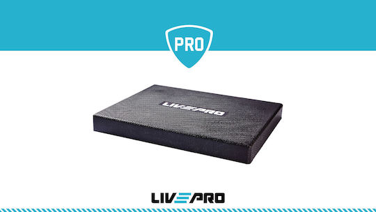 Live Pro B-8360 Balance Cushion Black 49x39x5.5cm