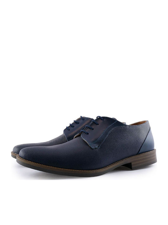 Men's Leather Casual Shoes Blue