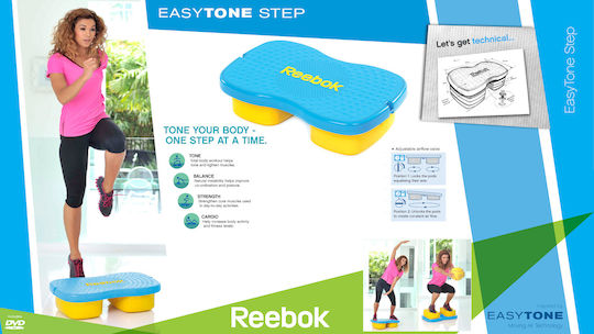 Reebok Easytone Aerobic Stepper cu Înălțime Reglabilă
