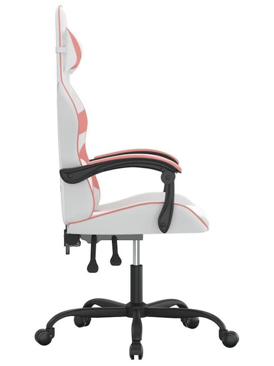 vidaXL 349552 Gaming Stuhl White / Pink
