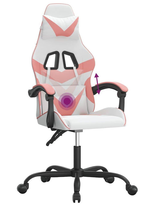 vidaXL 349552 Gaming Stuhl White / Pink