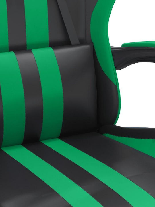 vidaXL 349522 Геймърски стол Black / Green