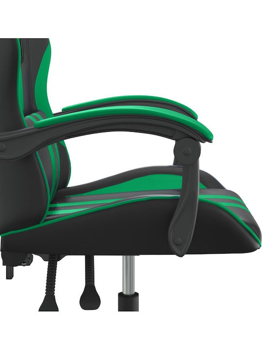 vidaXL 349522 Геймърски стол Black / Green