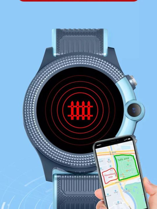 INTIME Kinder-Digitaluhr mit GPS und Kautschuk/Plastikarmband Rosa