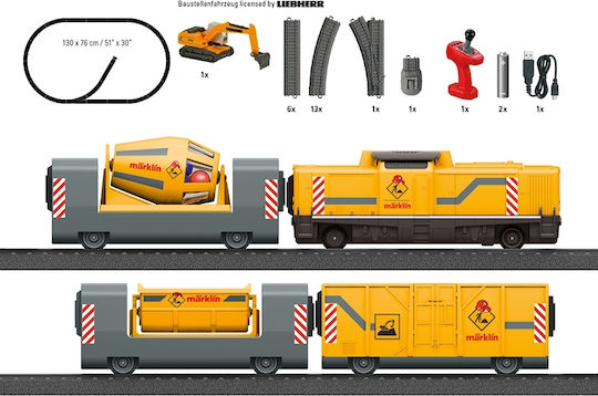 Marklin Construction site Set with Train with Sound and Light for 3++ Years