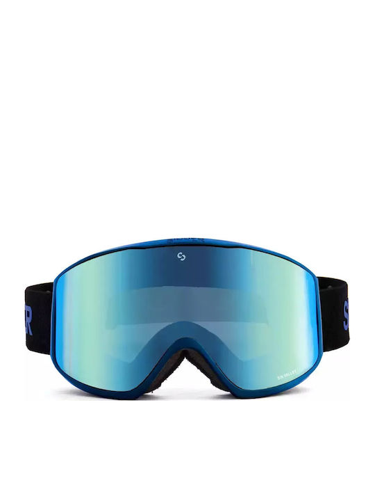 Sinner Sin Valley Μάσκα Σκι & Snowboard Ενηλίκων Μπλε με Φακό Φιμέ σε Μπλε Χρώμα Sinner Sin Valley Μάσκα Σκι & Snowboard Ενηλίκων Μπλε με Φακό Φιμέ σε Μπλε Χρώμα