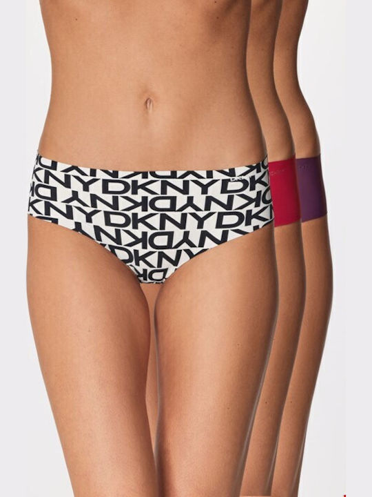 Γυναικεία Slip 3Pack White/Red/Purple