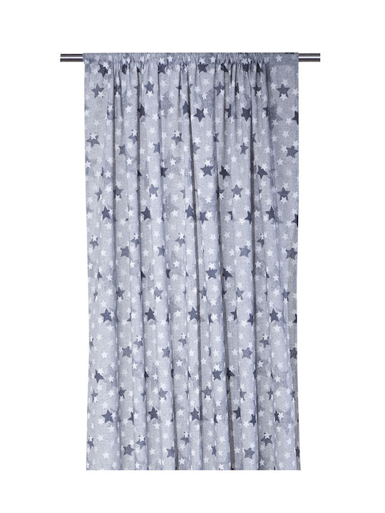 Viopros Kids Rod Pocket Curtain Eddie Grey 663072 270x280cm