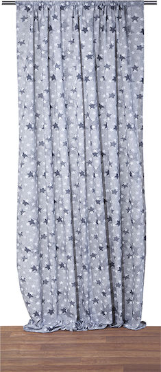 Viopros Kinder Vorhang Ehrlich mit Borte Grey 663072 270x280cm