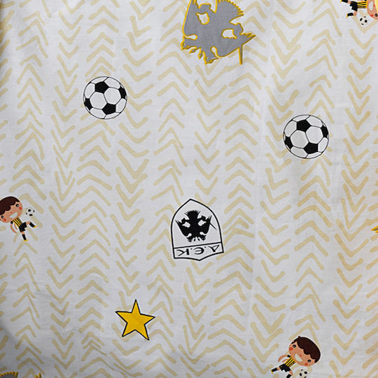 Palamaiki AEK 3 Baby Quilt Baumwolle Gelb 110x150cm 9-140509-001