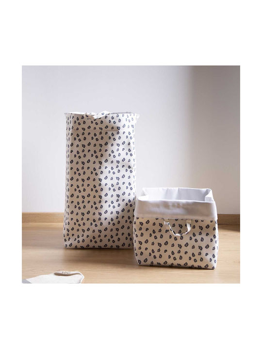Childhome Coș de Depozitare pentru Pepinieră Canvas Alb 1buc