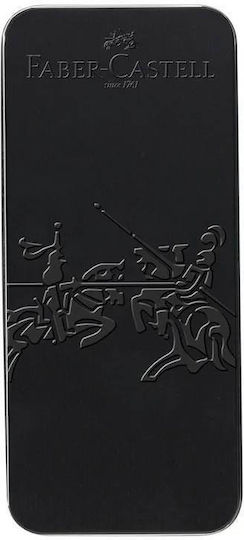 Faber-Castell Grip 2011 Set Stilou Ballpoint cu Peniță Negru într-un set de stilouri