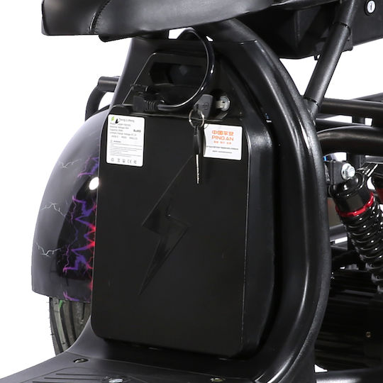 WheelnWater ST-04 Scooter Electric Putere 2000W cu Viteză Maximă 45km/h Negru Culoare