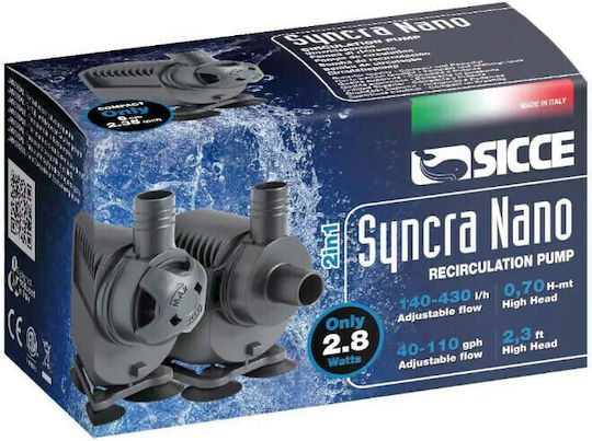 Sicce Syncra Nano 2.8W 140-430 L/H