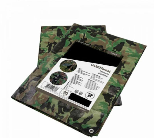 Bradas Αδιάβροχος Μουσαμάς 90gr/m² 5x3μ. Ελαφρού Τύπου Χακί