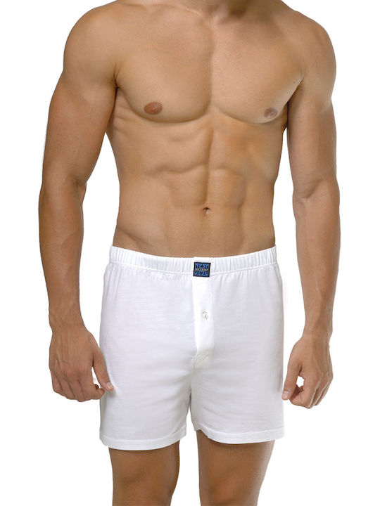 Helios -2 Herren Boxershorts Weiß 2Packung