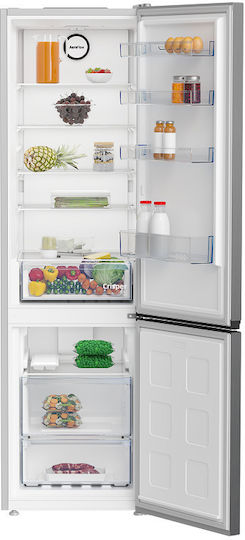 Beko Fridge-Freezer 355lt NoFrost H203.5xW59.5xD66.3cm Inox B1RCNE404XB