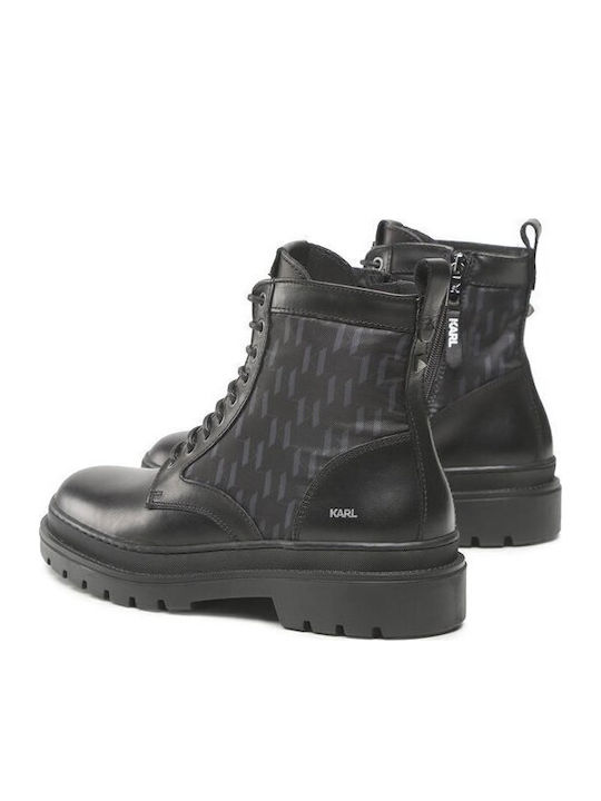 Outland Leather Black Boots