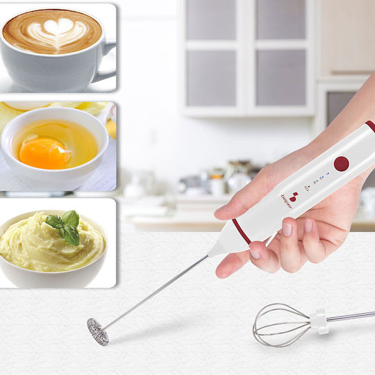 Beper Kaffeefrother Hand-Batterie Weiß