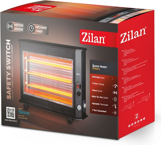 Zilan Căldură radiantă Cuarț cu termostat 2000W