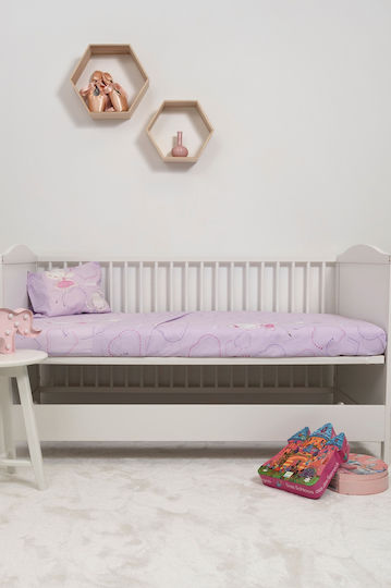 Naf Naf Little Fairies Комплект Бебешки Чаршафи За Количка Памучни 120x170бр 3бр Naf Naf Little Fairies Комплект Бебешки Чаршафи За Количка Памучни 120x170бр 3бр
