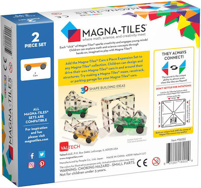 Magna-Tiles Μαγνητικό Παιχνίδι Κατασκευών Car Expansion για Παιδιά 3+ Ετών