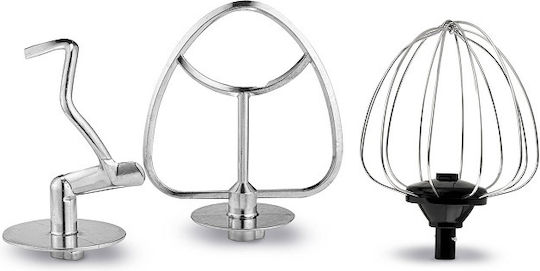Pyrex SB-1010 Κουζινομηχανή 1000W με Ανοξείδωτο Κάδο 5lt Silver
