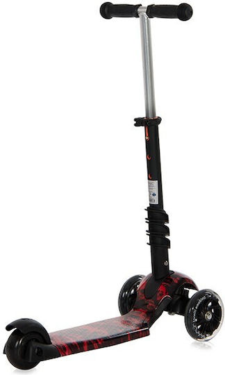Lorelli Kids Scooter Foldable Smart Plus 3-Wheel with Seat for 3+ Years Red