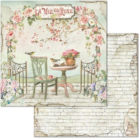 Stamperia House of Roses Листа Scrapbooking Двустранен 190гр/кв.м 10 листове
