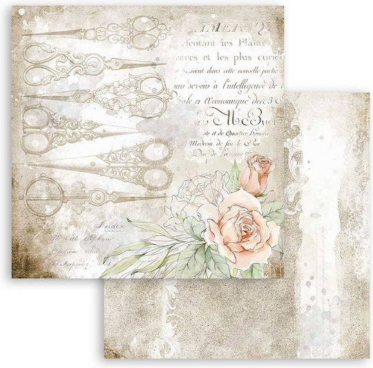 Stamperia Romantic Threads Листа Scrapbooking 190гр/кв.м 10 листове 10бр